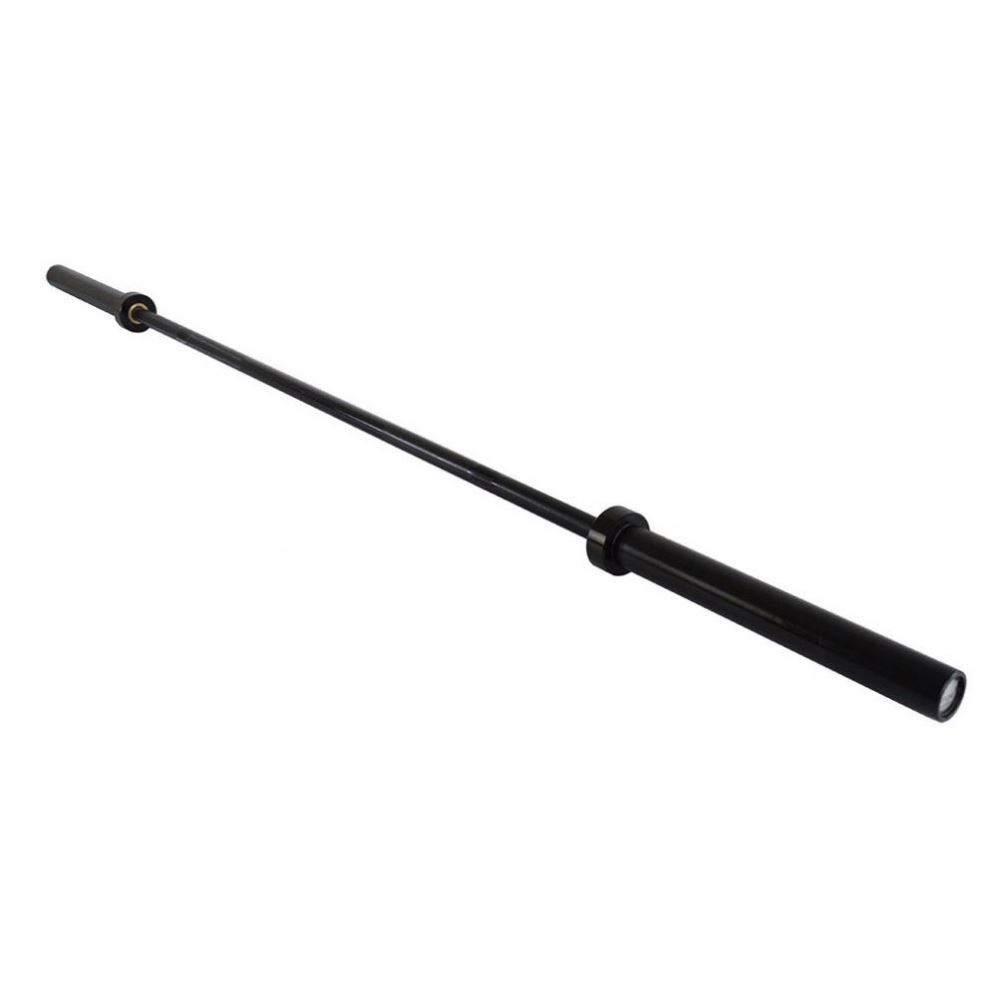 Olympic Barbell 20Kg - Czarny Kolor Stal Nierdzewna 2.2M 20Kg