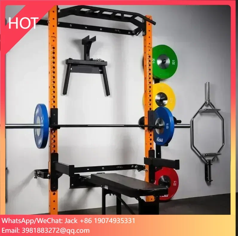 Home Gym Folding Rack - Stojak do przysiadów składany, montowany na