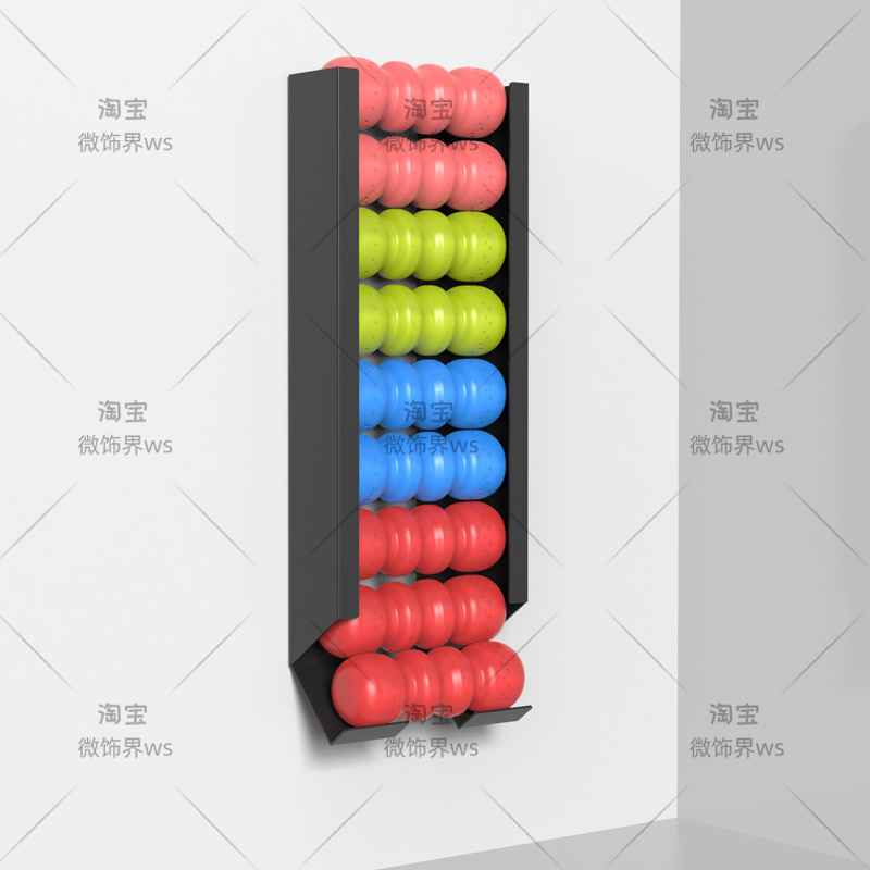 Home Gym Folding Rack - ‌ Ścienny uchwyt na piłki sportowe