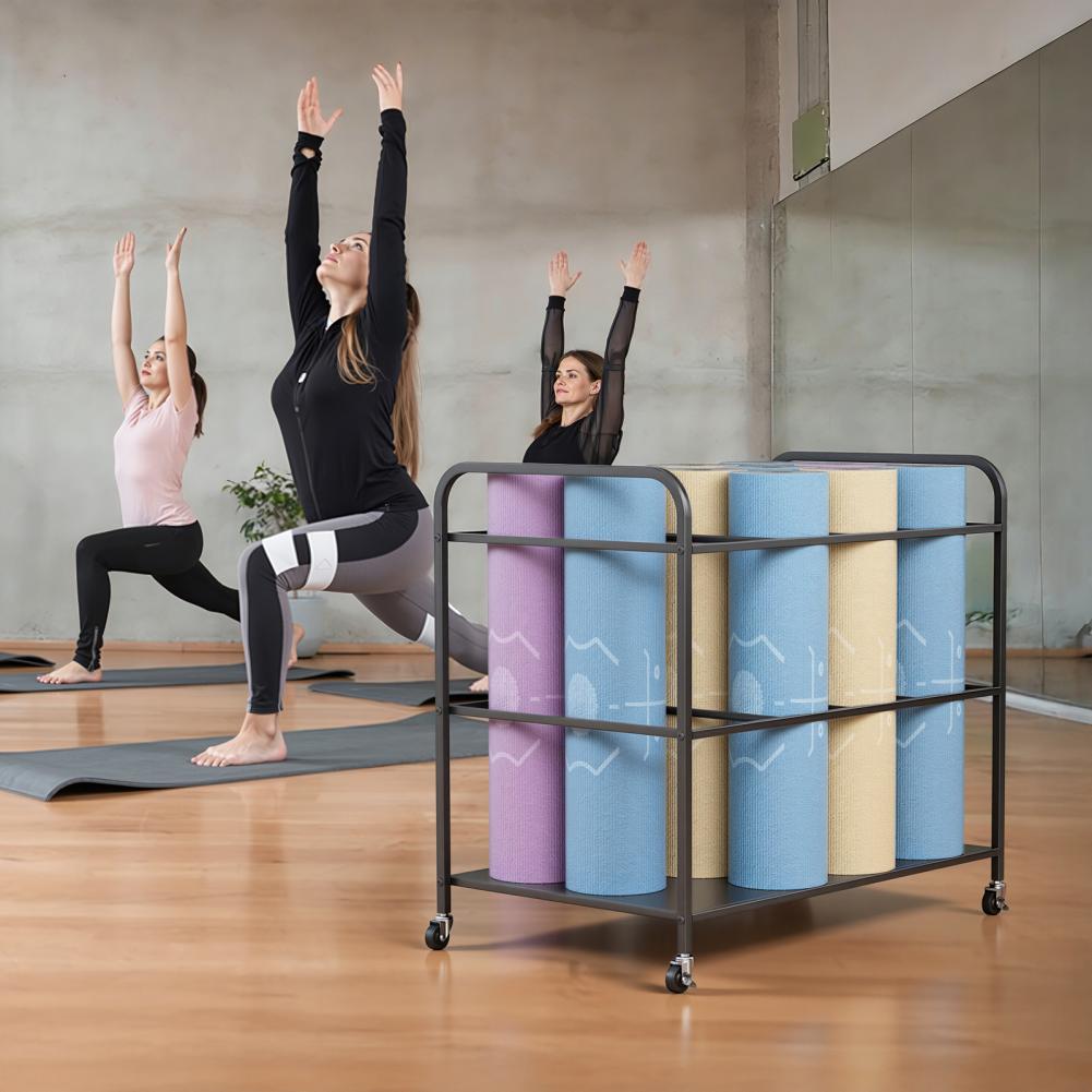 Home Gym Folding Rack - Stojak na maty do jogi z