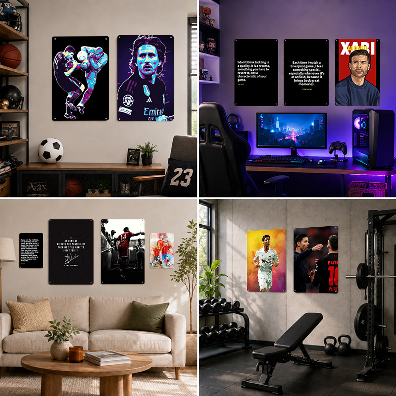 Teksturowane plakaty Xabi Alon – Home Gym Yes Or No recenzja i cena