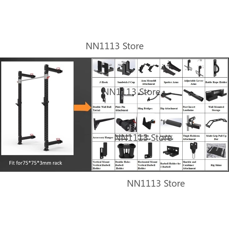 W6301 Sprzęt do ćwiczeń, skład – Home Gym Folding Rack recenzja i cena