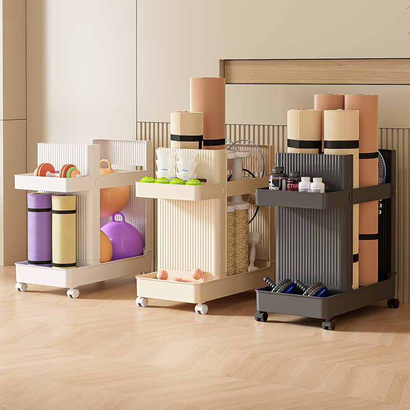 Wózek na maty do jogi z kółkam – Home Gym Folding Rack recenzja i cena