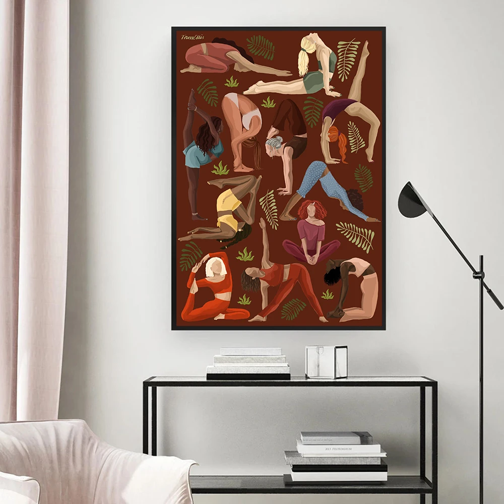 Vintage Yoga Moves Poster Canv – Home Gym York recenzja i cena