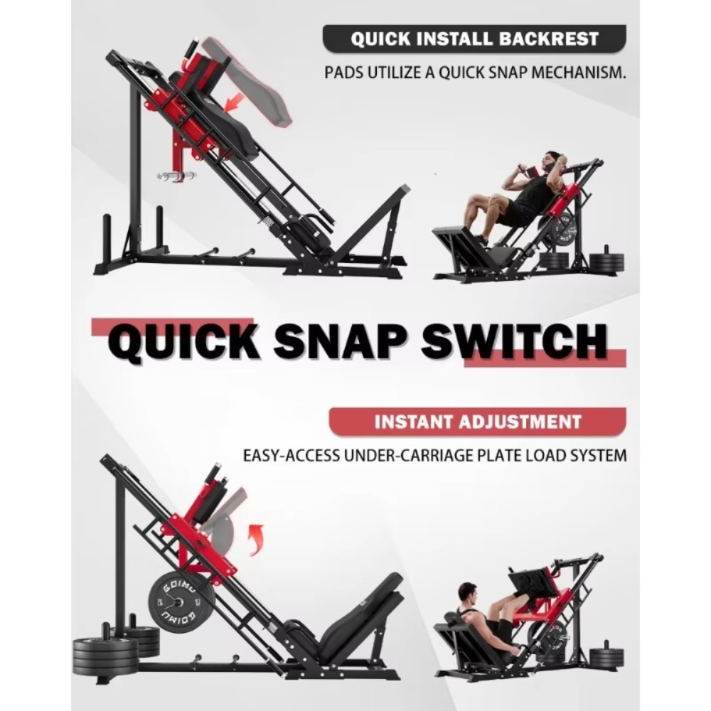 Maszyna 3w1 do leg pressu, hac – Home Gym Quad recenzja i cena