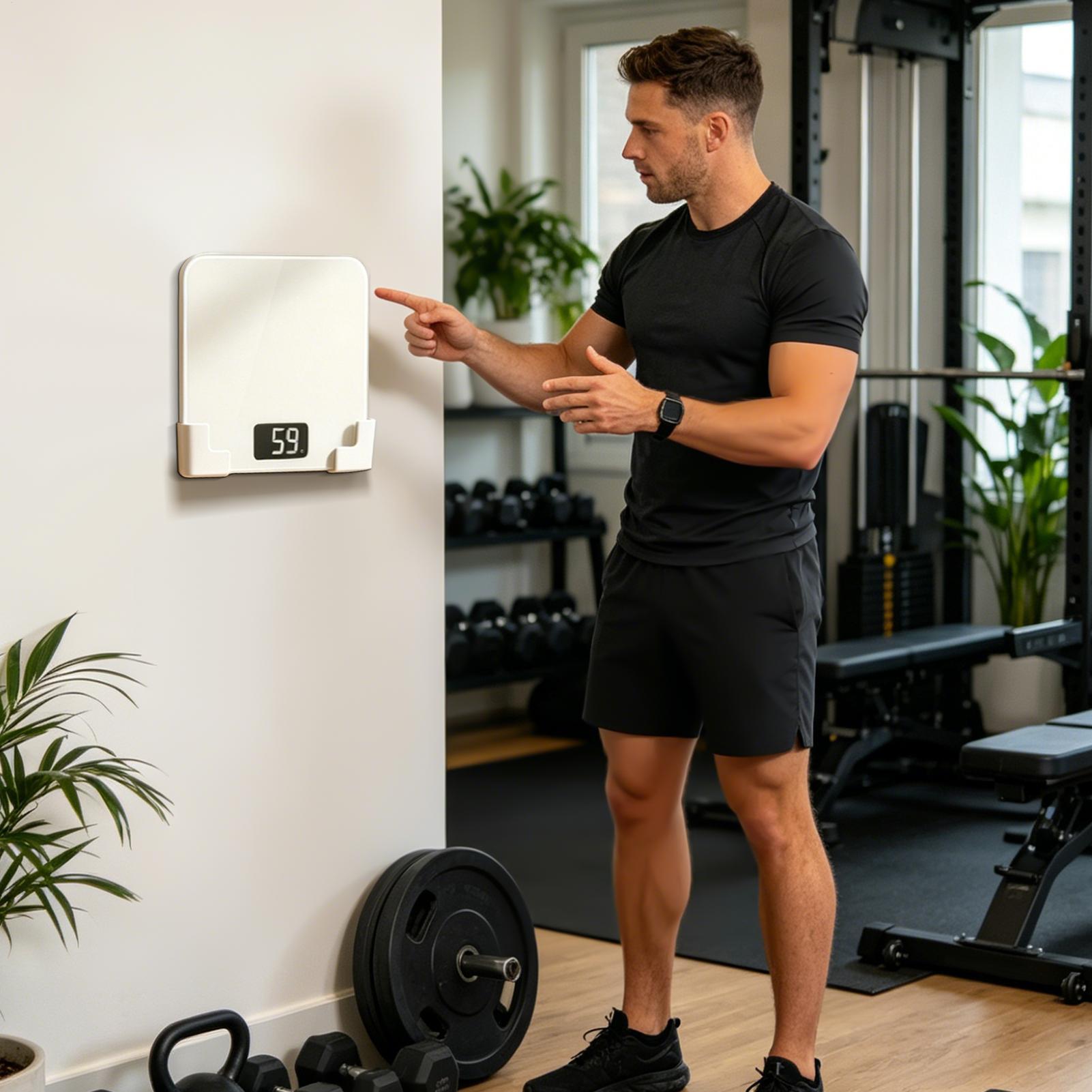 Stojak na wagę bez wiercenia,  – Home Gym Folding Rack recenzja i cena