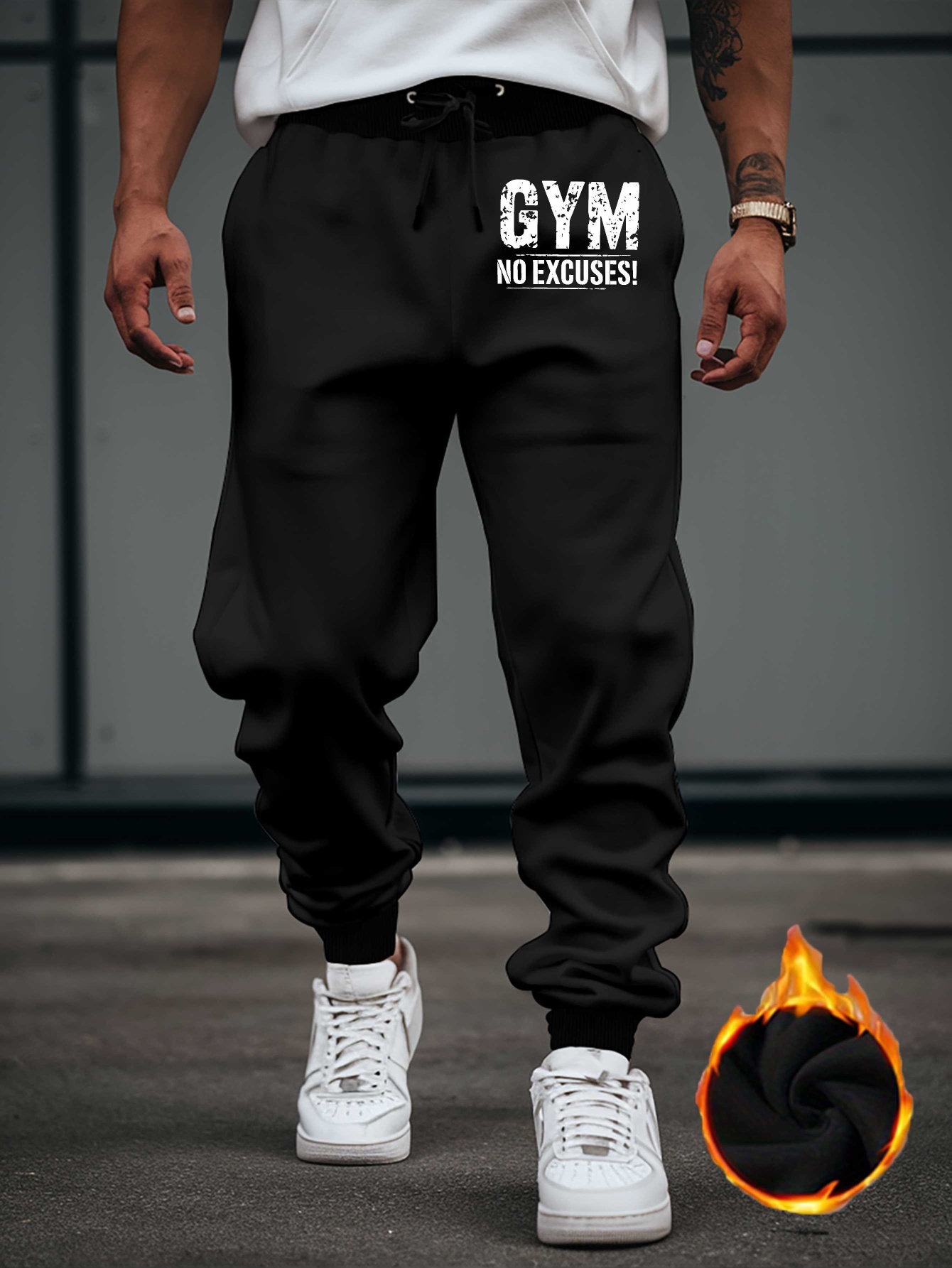 Spodnie dresowe męskie z nadru – Home Gym Outdoor recenzja i cena