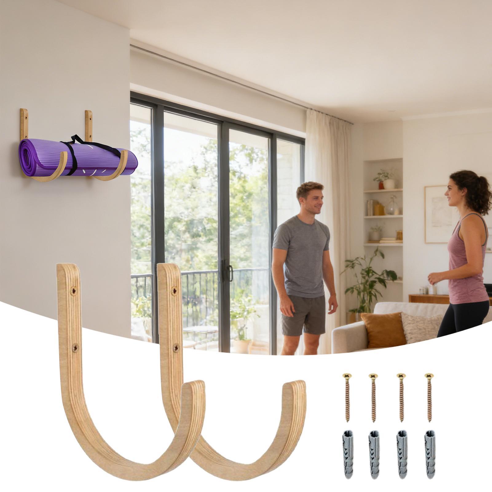 Uchwyt na matę do jogi, 2 sztu – Home Gym Folding Rack recenzja i cena