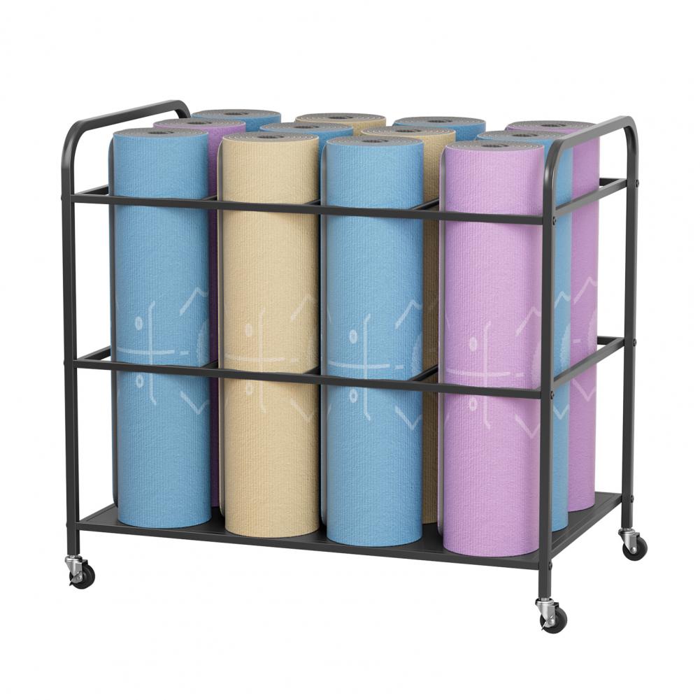 Stojak na maty do jogi z kółka – Home Gym Folding Rack recenzja i cena