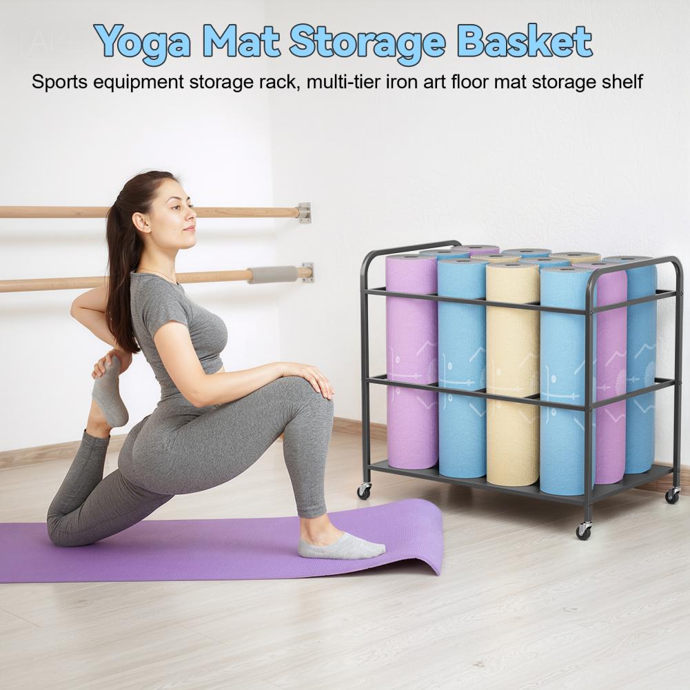 Stojak na maty do jogi z kółka – Home Gym Folding Rack recenzja i cena