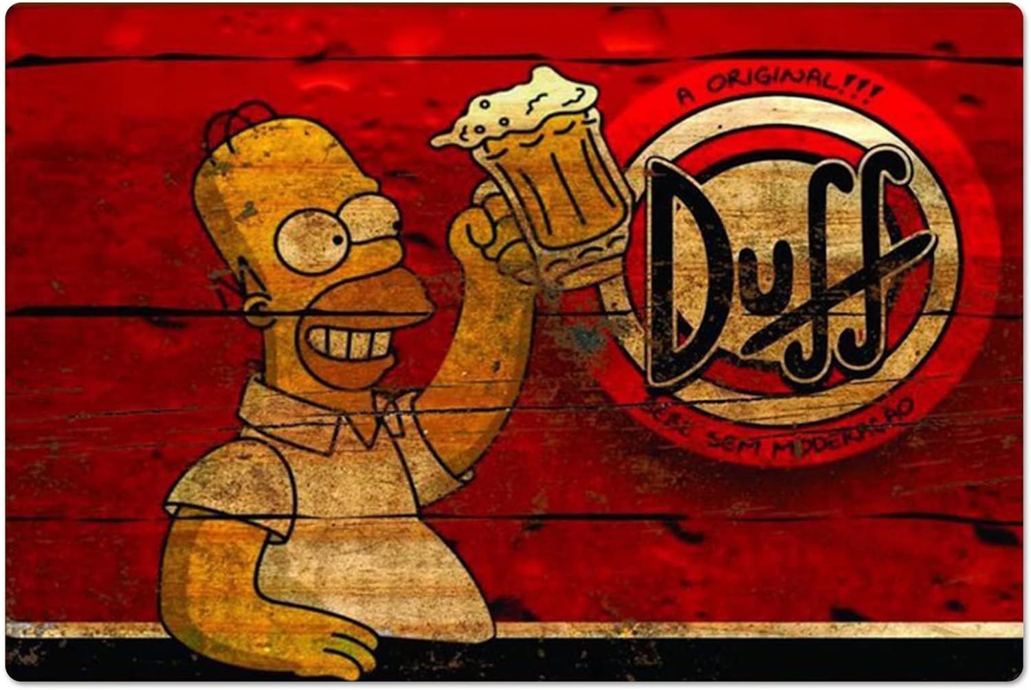 Retro Metalowy Plakat Homer Du – Home Gym Setup recenzja i cena