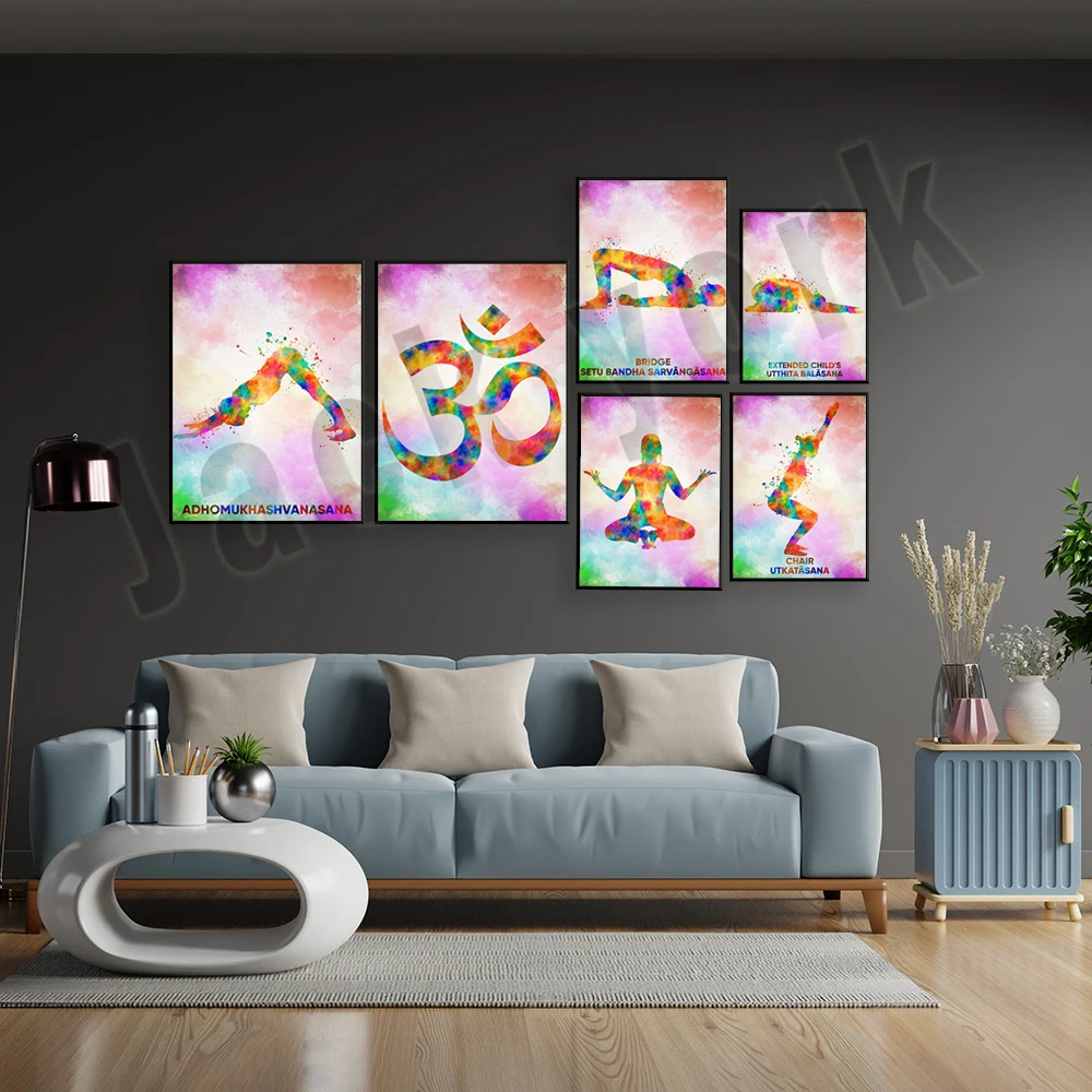 Yoga Ashtanga Pose Poster Home – Home Gym York recenzja i cena