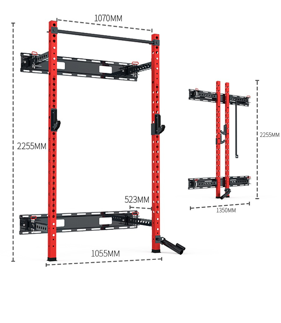 Domowa siłownia Sprzęt fitness – Home Gym Folding Rack recenzja i cena