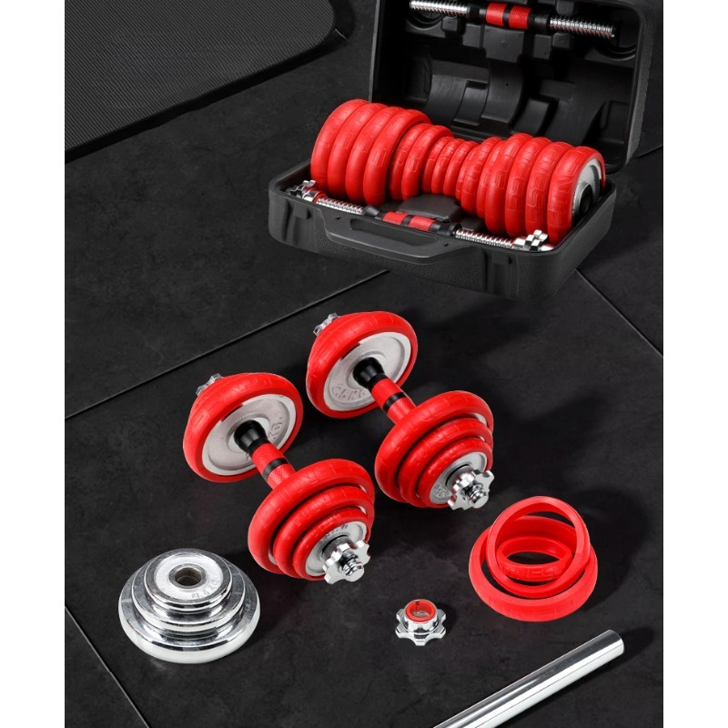 Zestaw hantli w pudełku prezen – Olympic Barbell 20Kg recenzja i cena